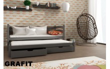 Łóżko piętrowe TOŚKA 80/180+ materace