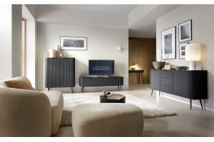 Meble systemowe ZOVA CZARNY - zestaw 2