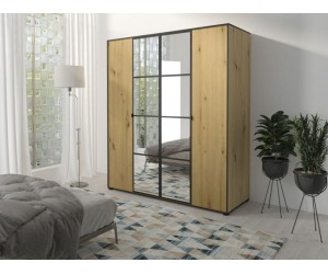 Szafa ubraniowa przesuwna OSLO I szer. 180 cm