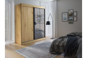 Szafa ubraniowa przesuwna OSLO II szer. 180 cm