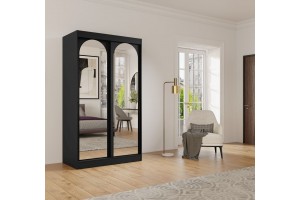 Szafa ubraniowa przesuwna MODIN 120 czarna