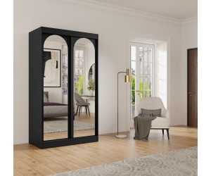 Szafa ubraniowa przesuwna MODIN 120 czarna