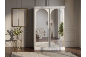 Szafa ubraniowa przesuwna MODIN 150 biała