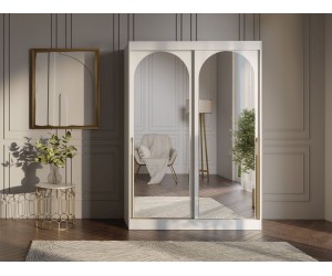 Szafa ubraniowa przesuwna MODIN 150 biała