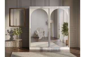 Szafa ubraniowa przesuwna MODIN 200 biała