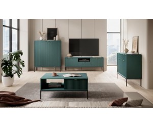 Meble systemowe NOVA green/złoty - zestaw 1