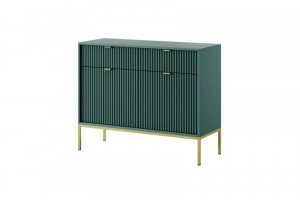 Komoda NOVA KSZ104 GREEN/ZŁOTY