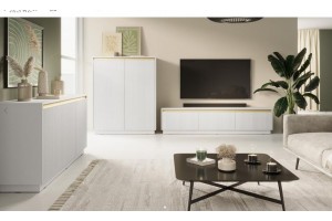 Meble systemowe ROYAL BIAŁY - zestaw 1