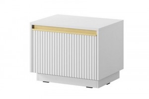 Stolik nocny ROYAL S54 biały