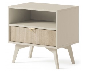 Stolik nocny FOREST BEŻ S54