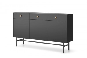 Komoda DIVA 3D3S czarny