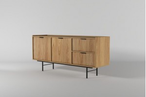 Komoda EDISON HIKORA 2D2S