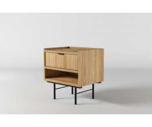 Stolik nocny EDISON HIKORA