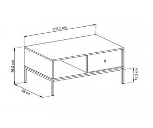 Ława MONO GRANAT ML104