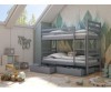 Łóżko piętrowe 2-os NEMUŚ 90/200 + materace