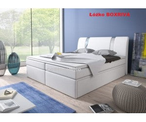 Łóżko tapicerowane RIVA 5 +2 SZUFLADY, MATERAC BONELLOWY